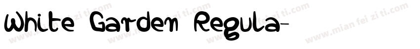 White Garden Regula字体转换